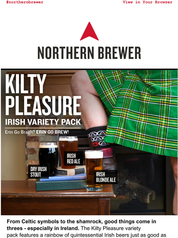 Northern Brewer Home Brewing Supplies Brew Kilty Pleasure Variety Pack