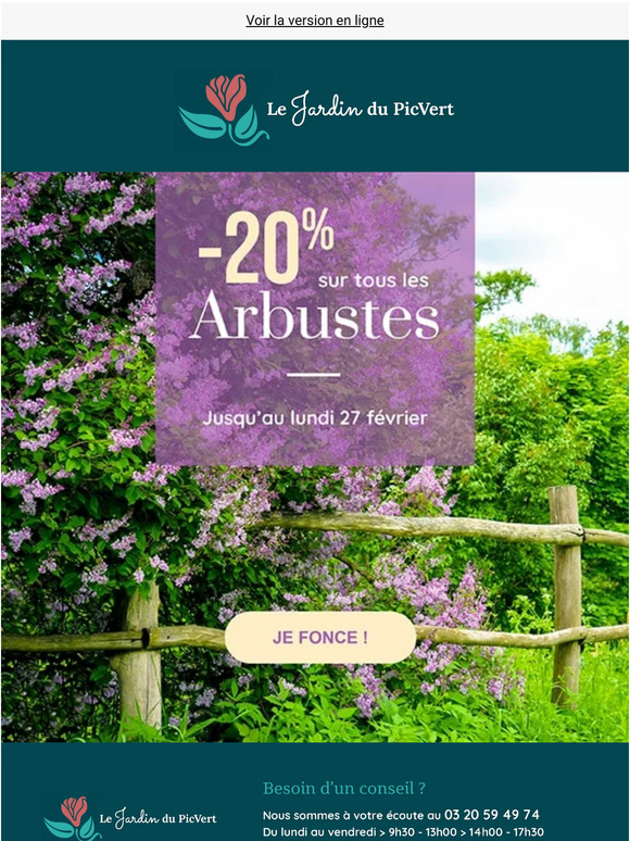 Jardin Du Pic Vert De Plantes En Ligne Profitez En Sur