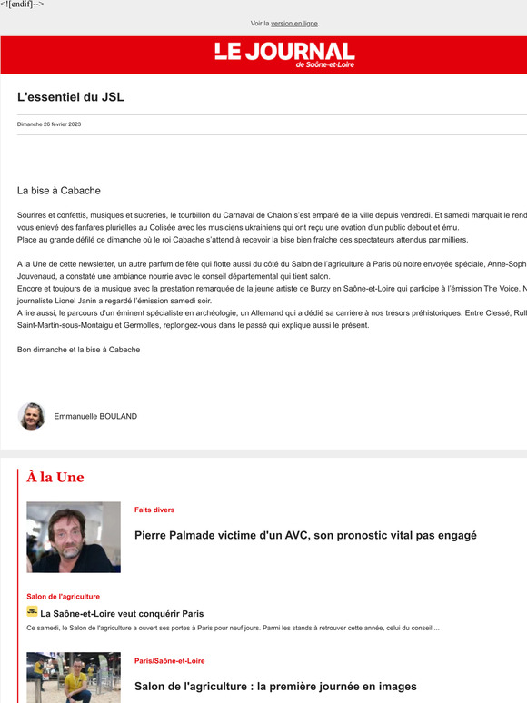 Lejsl L Essentiel Du JSL Pierre Palmade Victime D Un AVC Son