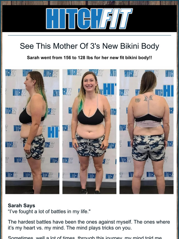 Hitch Fit 156 Lbs To 128 Lbs Mom Of 3 Amazing New Bikini Body Milled