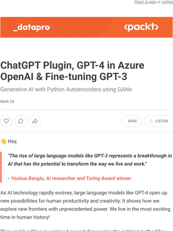 Packt US ChatGPT Plugin GPT 4 In Azure OpenAI Fine Tuning GPT 3