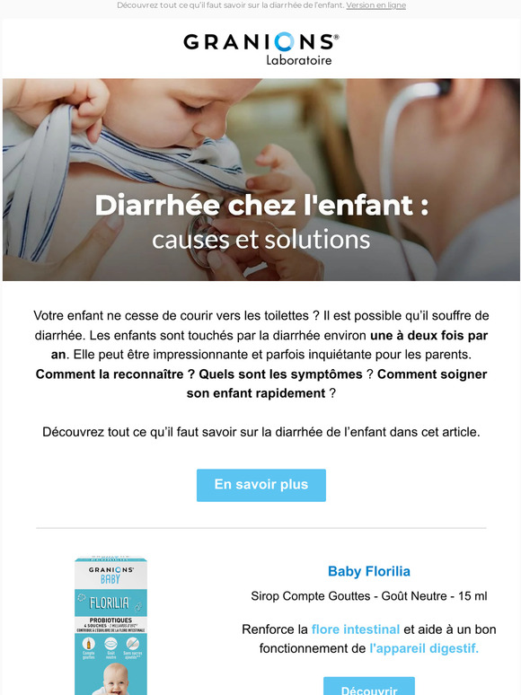 Granions fr ARTICLE Diarrhée chez l enfant causes et solutions