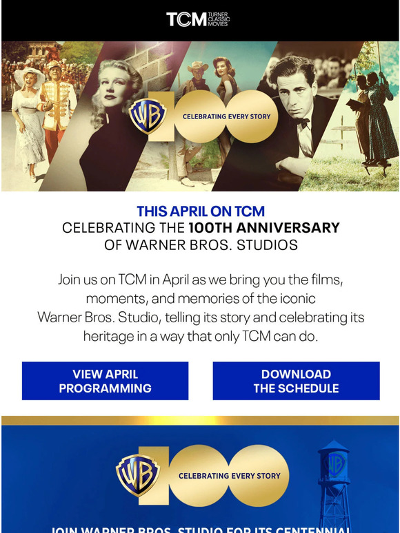 Shop Tcm Join Us During April On Tcm As We Celebrate The Th