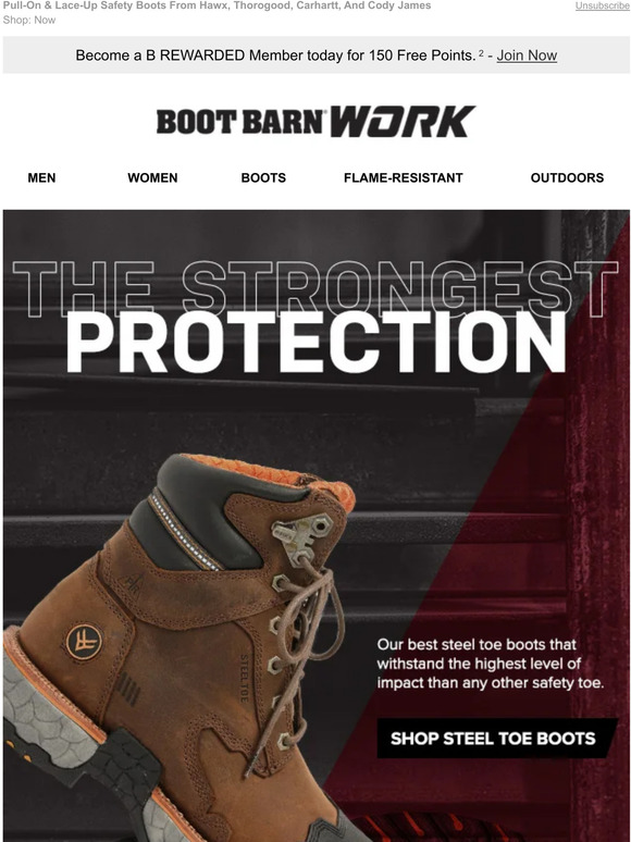 BootBarn Steel Toe Boots For The Best Protection Milled