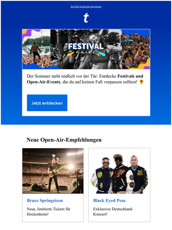 Ticketmaster De Sommer Sonne Festivals Entdecke Jetzt Dein Jahres