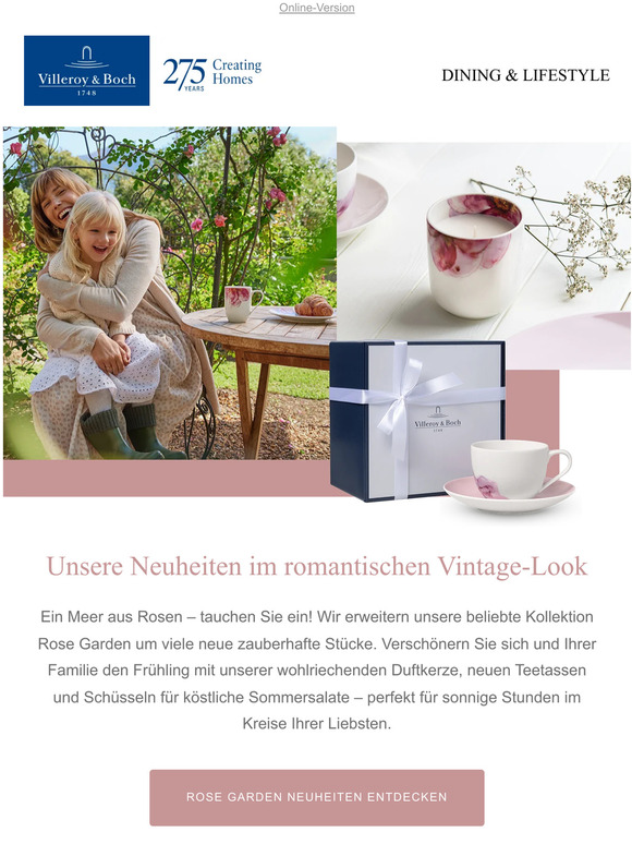 Villeroy Boch De Lieben Sie Rosen Auch So Sehr Milled