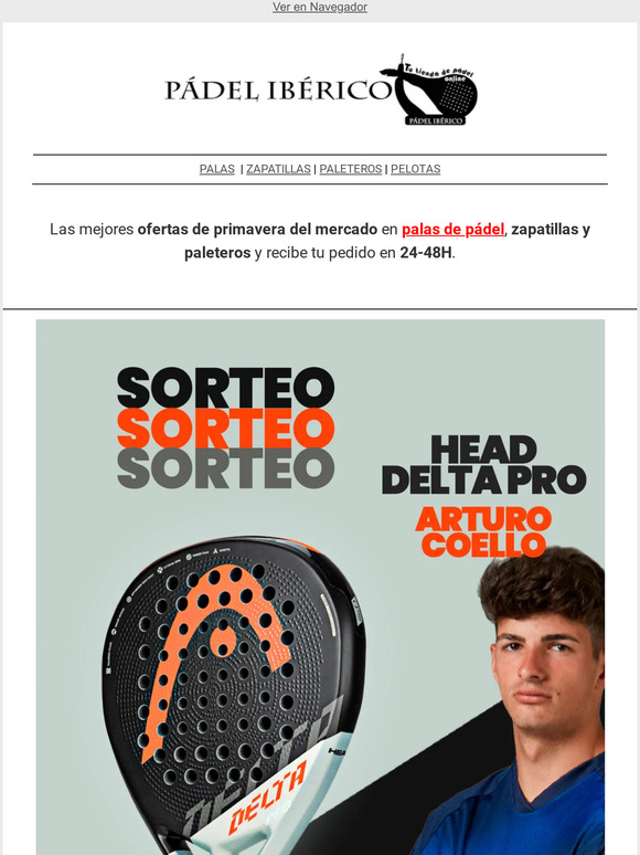 Padel Iberico Participa En Nuestro Sorteo Y Gana La Pala Head