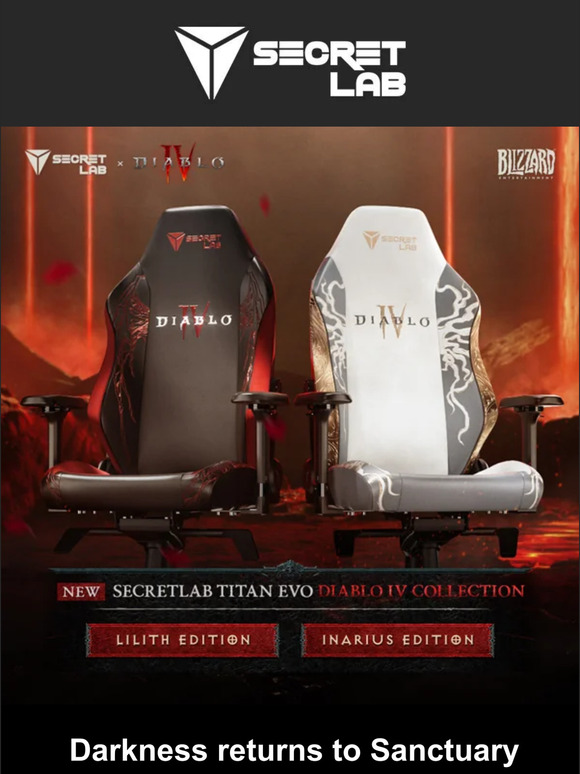 Secretlab NEW Secretlab Diablo IV Collection Milled