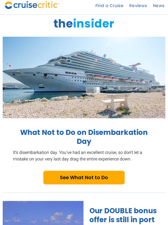 Cruisecritic Disembarkation Day Tips Tricks Disney Vs Carnival