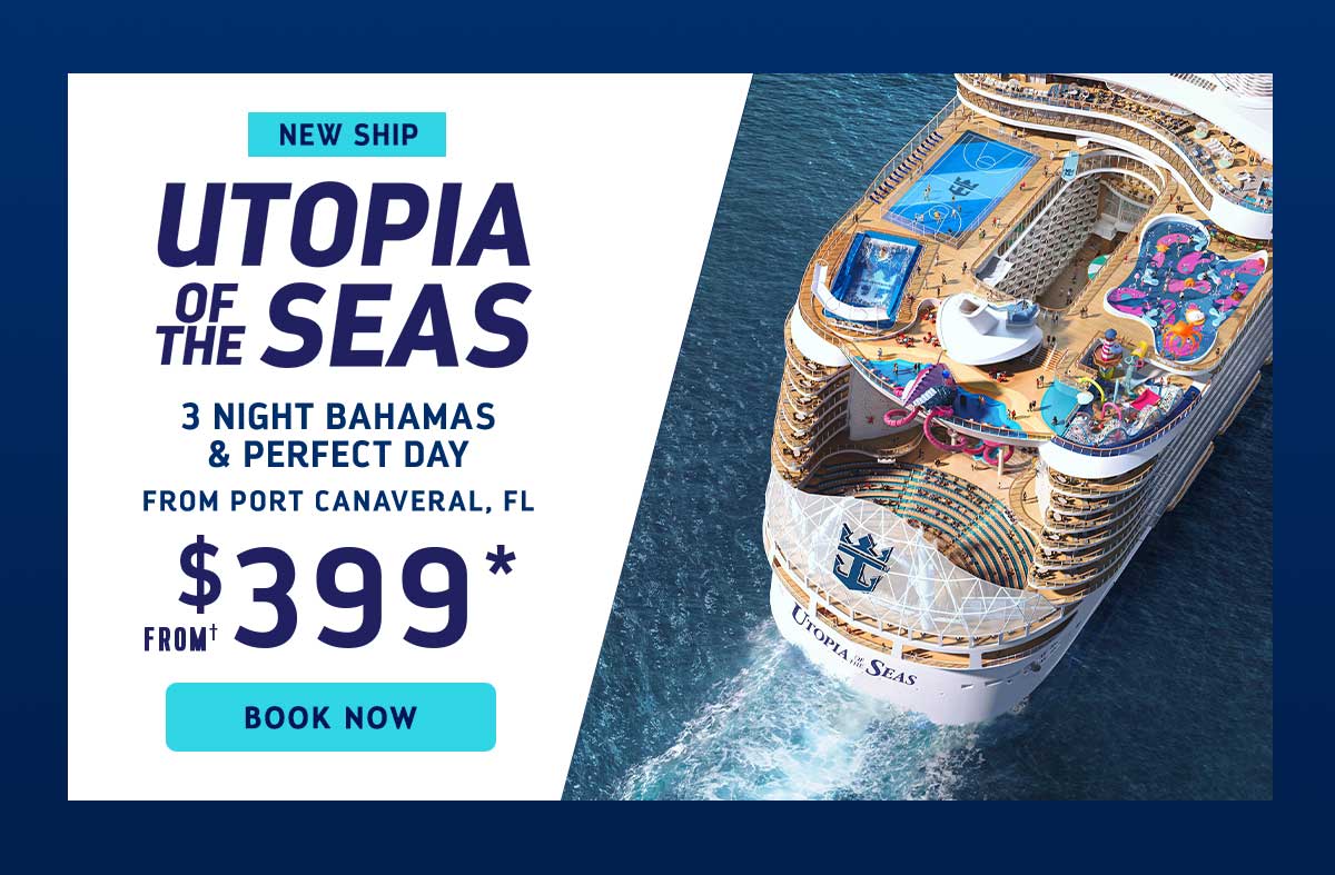 Royal Carribean The Worlds Biggest Weekend Utopia Of The Seas Now