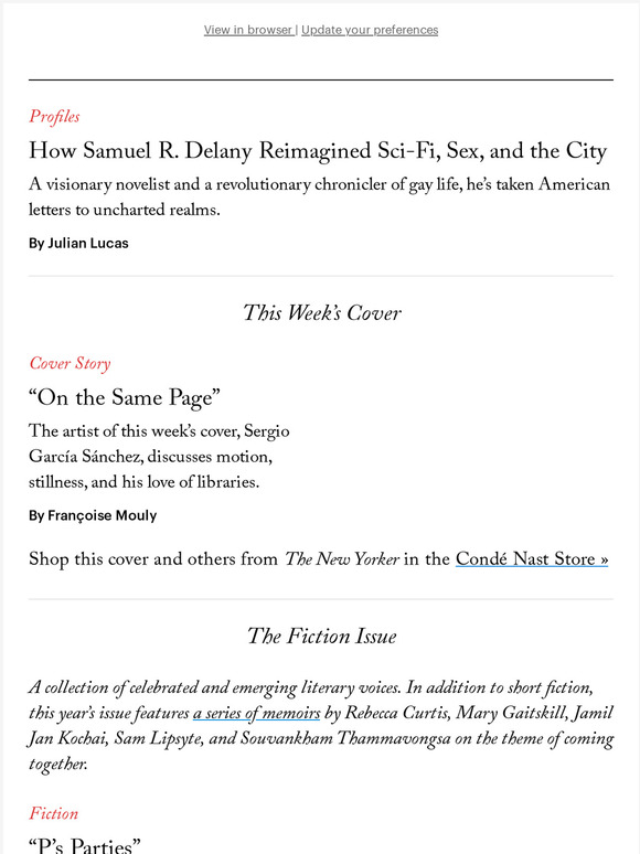 The New Yorker This Weeks Issue How Samuel R Delany Reimagined Sci