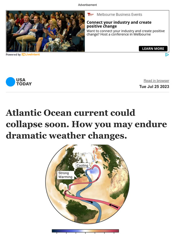 USA TODAY News Alert The Atlantic Ocean Current Could Collapse Soon