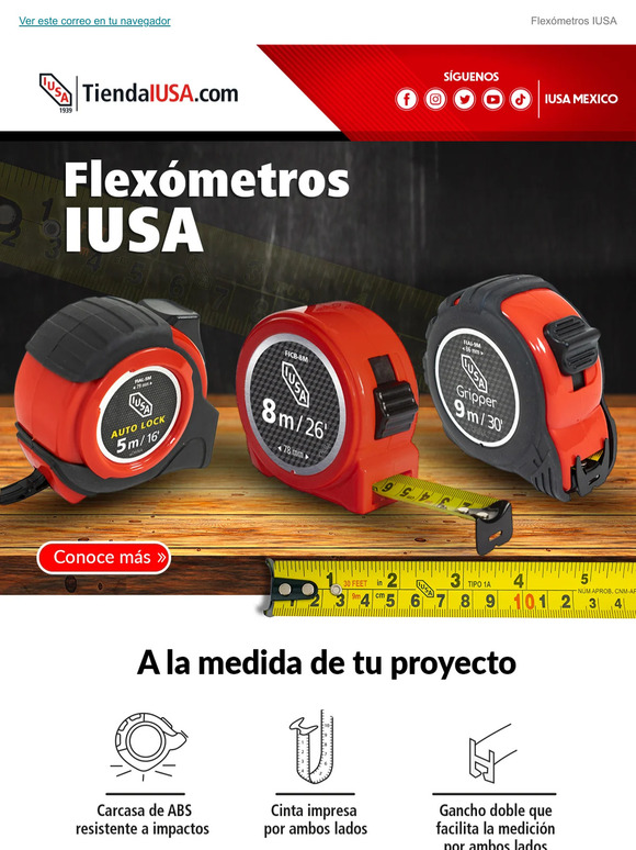 Tienda Iusa Mx Conoce Los Nuevos Flex Metros Milled