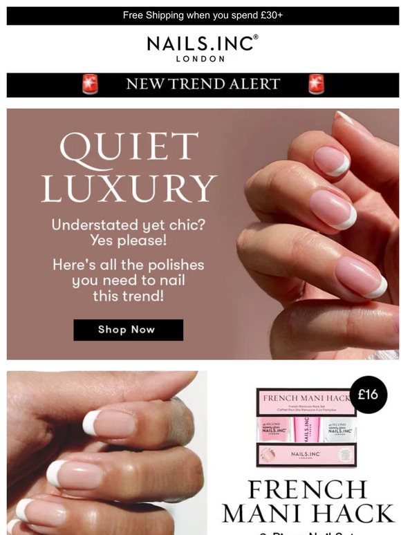 Nails Inc Nail The Quiet Luxury Look Milled