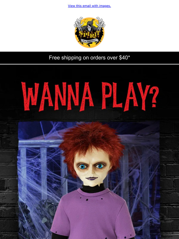 Spirit Halloween New Seed Of Chucky Glen Doll Milled