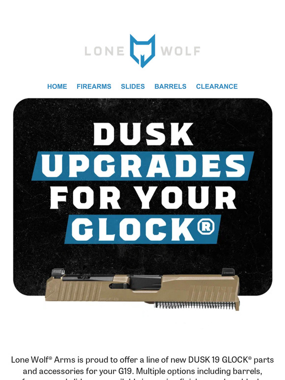 Lone Wolf Distributors Upgrade Your Glock With New Dusk Parts Milled