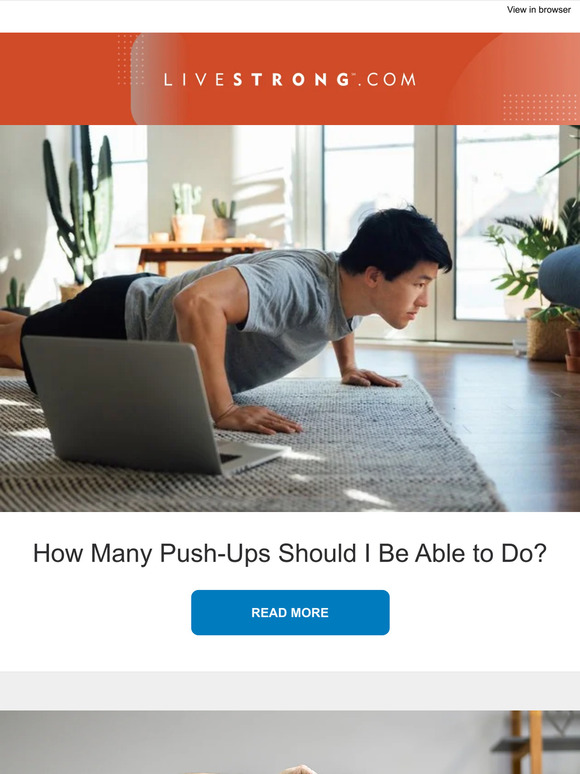 Livestrong How Many Push Ups You Should Be Able To Do Relax And