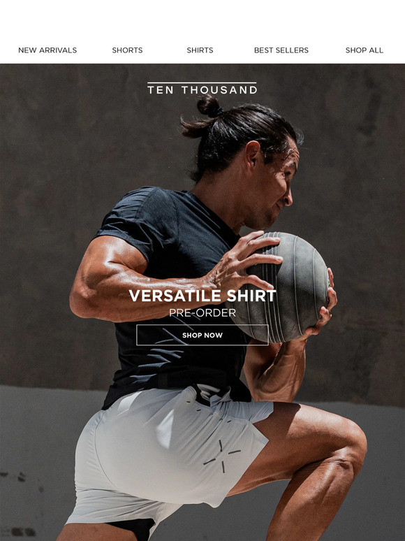 Ten Thousand The Versatile Shirt Pre Order Now Milled