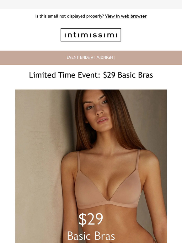 Intimissimi This Is Classic Seamless Modern Basic Bras At Milled