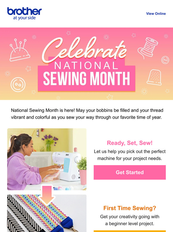 Brother Celebrate National Sewing Month With Us Milled