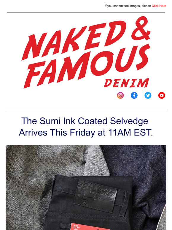 Naked And Famous Denim The Wait Is Almost Over The Sumi Ink Coated