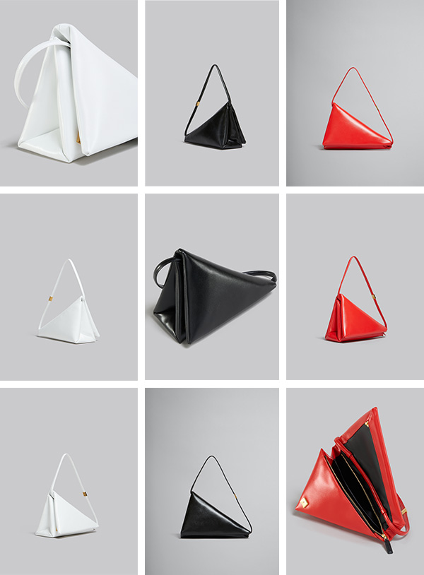 Marni Prisma Triangle Bag Fall Winter Collection Milled