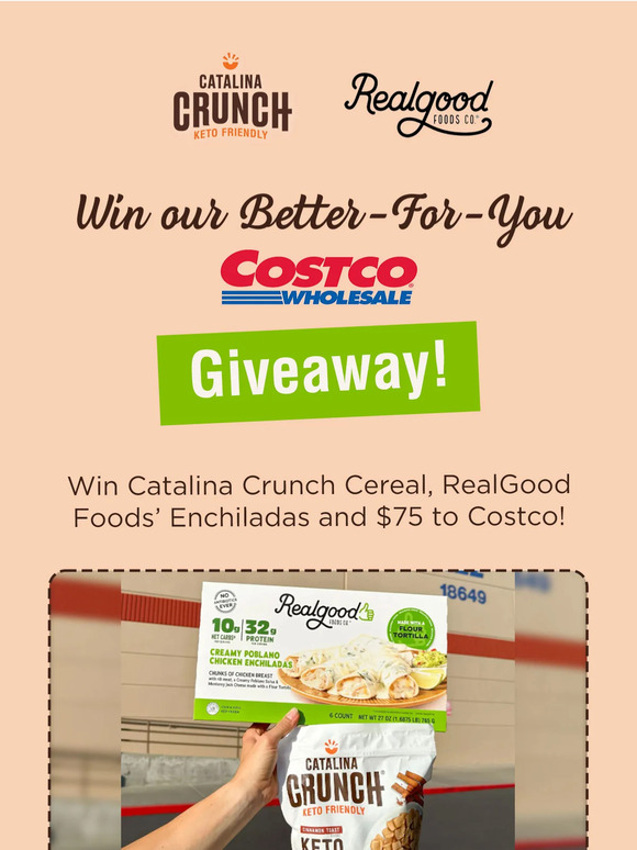 Catalina Crunch Win A Costco Gift Card So Much More Milled