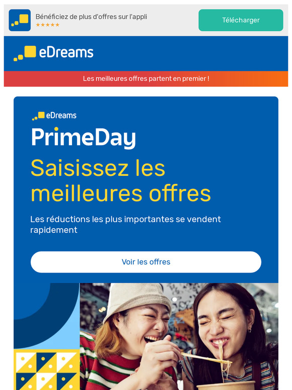 Edreams France Les Meilleures Offres Prime Day Ont Toujours Du Succ S