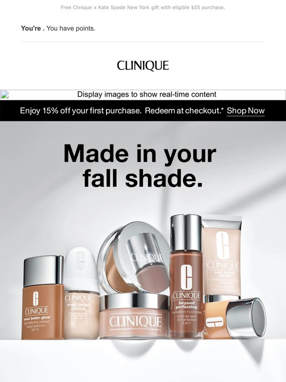 Clinique When Its A Match Your Skin Looks Amazing Milled