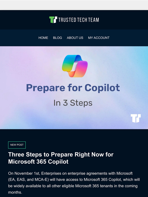 Trusted Tech Team Three Steps To Prepare Right Now For Microsoft 365