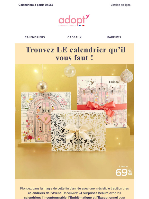 Adopt Parfum Calendriers de lAvent 24 surprises enchantées Milled