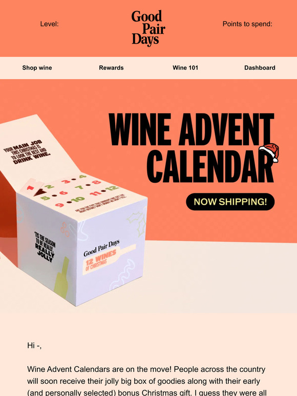 Good Pair Days Advent Calendars Are Now Shipping Milled