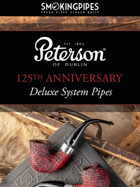 Smokingpipes Petersons Th Anniversary Deluxe System Rua Pipes