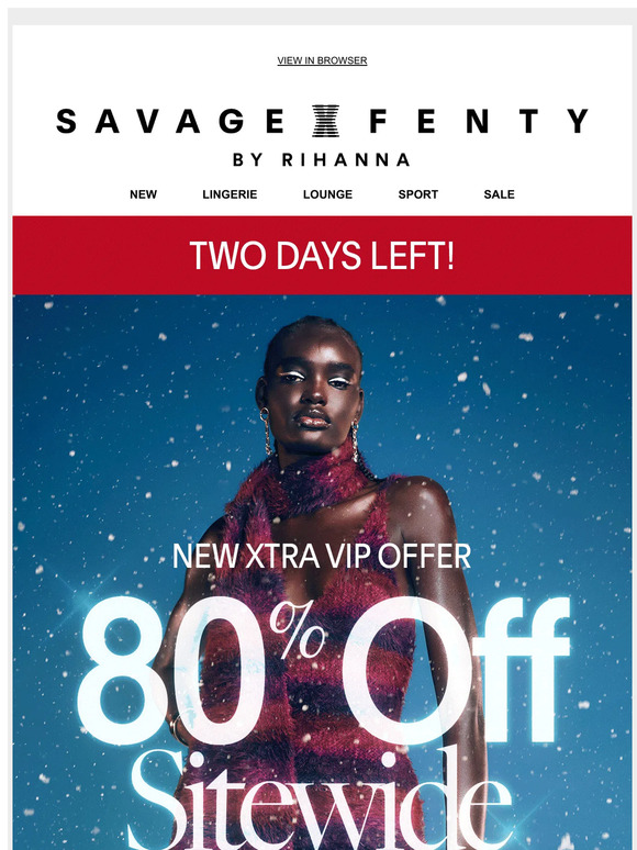 Savage X Fenty Happy Cyber Monday Off Sitewide Milled