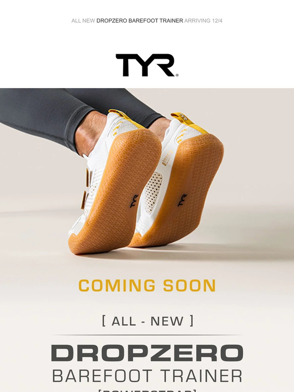 Tyr Sport New Dropzero Barefoot Trainer Arriving Milled