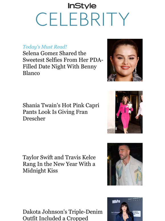 InStyle Selena Gomez Shared Selfies From Her PDA Filled Date Night