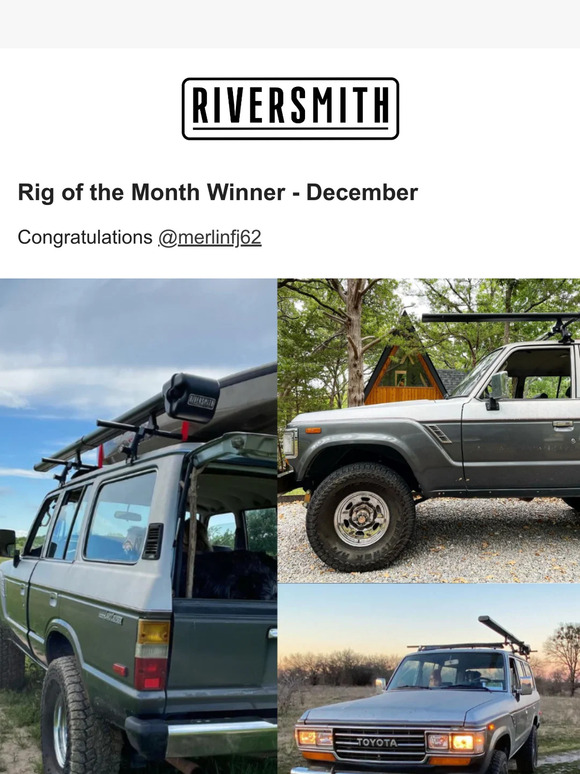 Riversmith Rig Of The Month Winner Milled