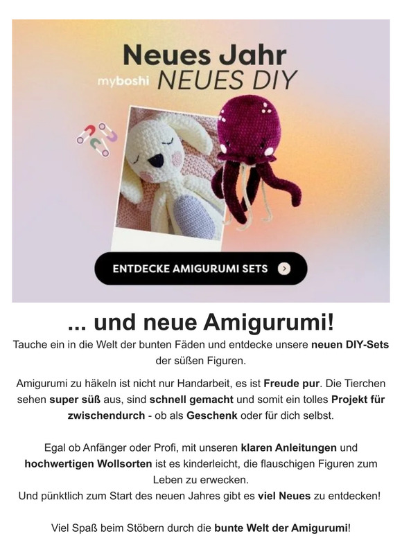 Myboshi Neues Jahr Neue Amigurumi Milled