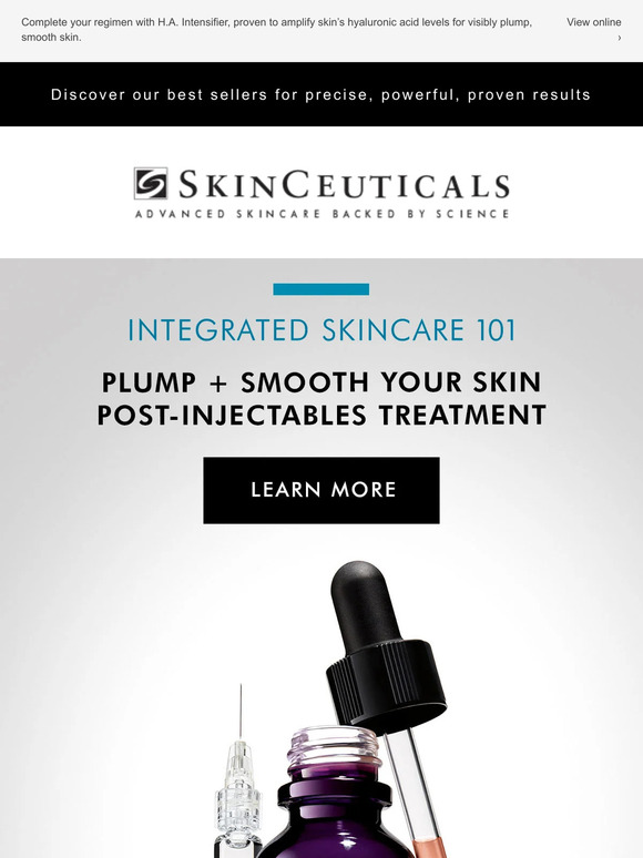 Skinceuticals Your Post Injectables Essential For Plump Smooth Skin