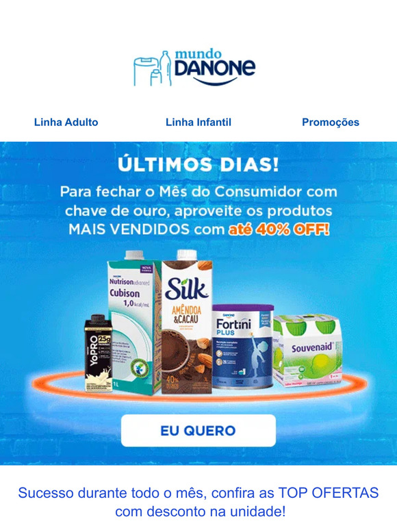 Mundo Danone Br Os Vendidos At R Milled