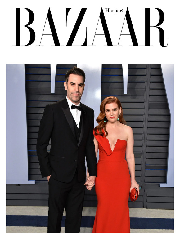 Harper S Bazaar Isla Fisher Announces Divorce From Sacha Baron Cohen