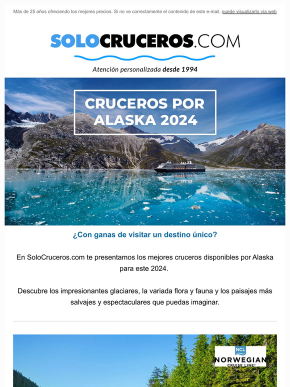 Solo Cruceros Los Mejores Cruceros Por Alaska 2024 Milled