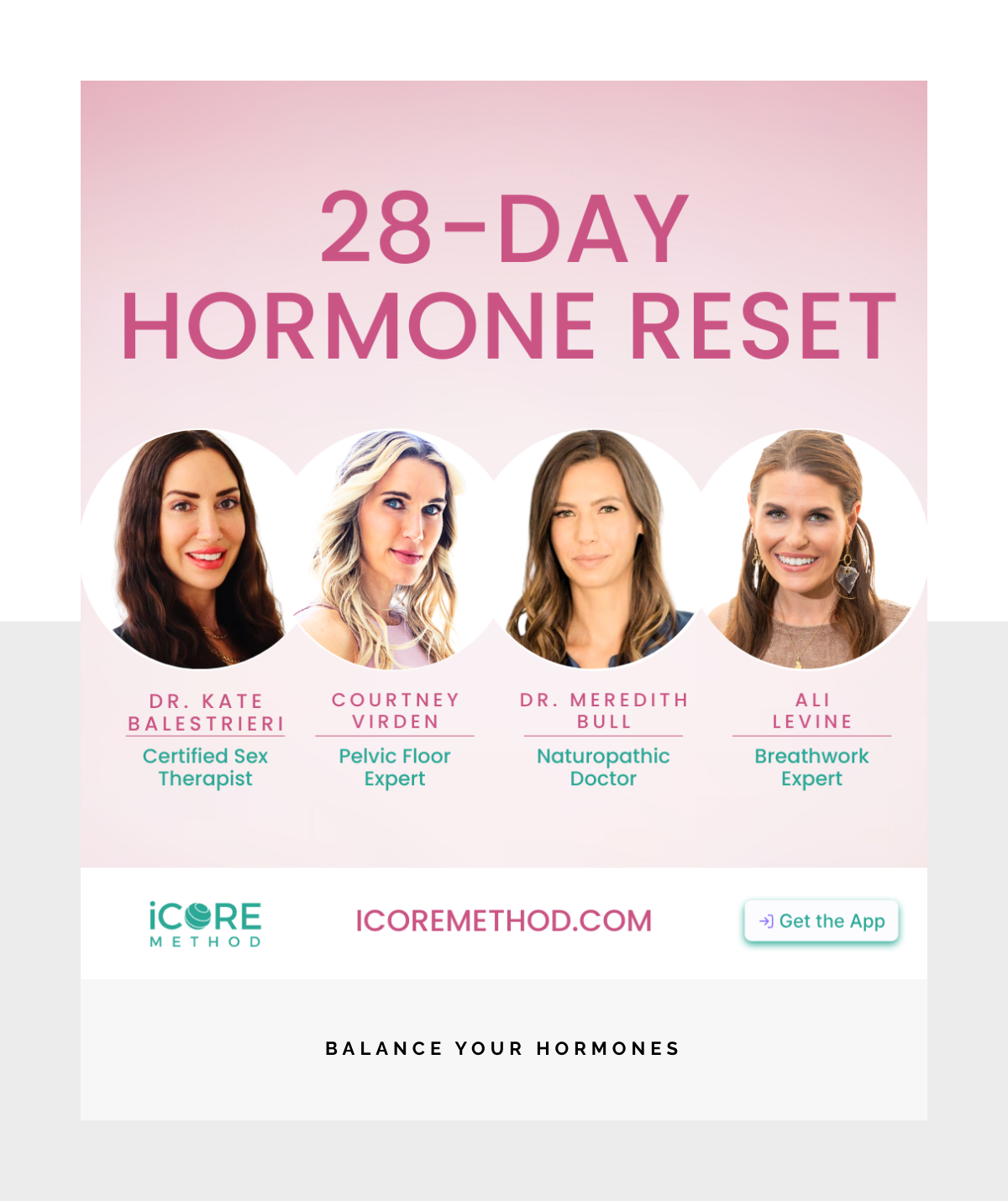 Icore Method Unlock Hormone Harmony Join Our Day Reset Now Milled