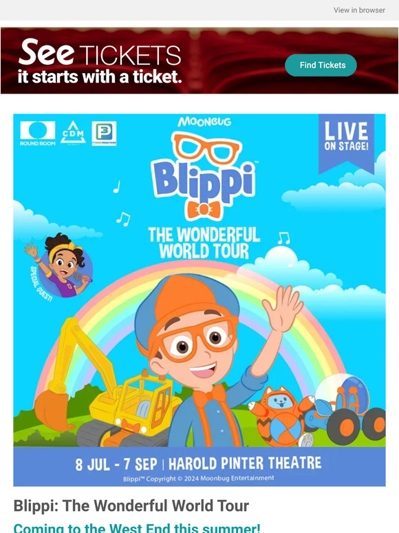 See Tickets Blippi The Wonderful World Tour Coming To London This