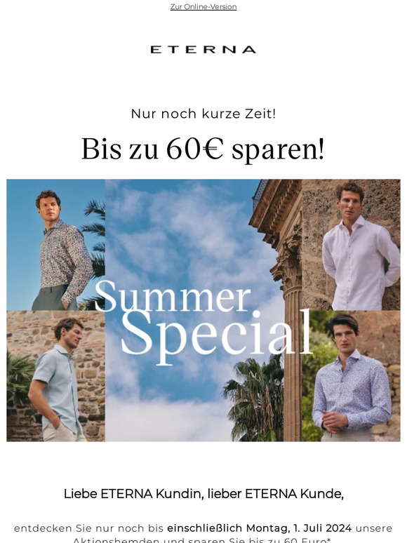 Eterna Nl Letzte Chance Schnell Sein Und Mit Unserem Summer Special