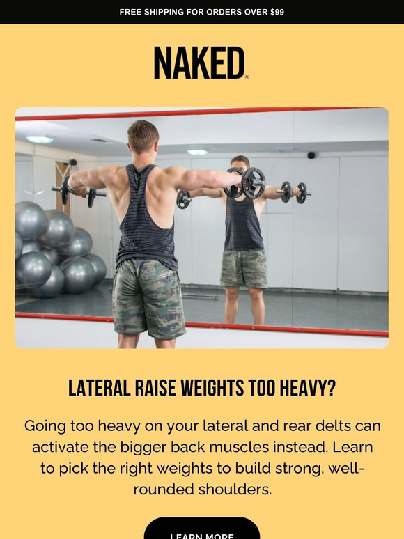 Naked Nutrition Avoid This Common Shoulder Mistake Milled