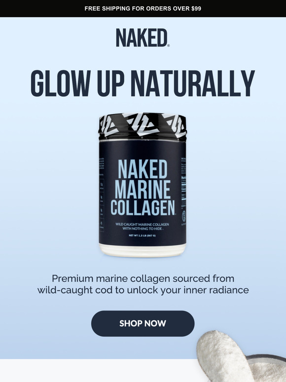 Naked Nutrition New Naked Marine Collagen Radiant Skin Awaits