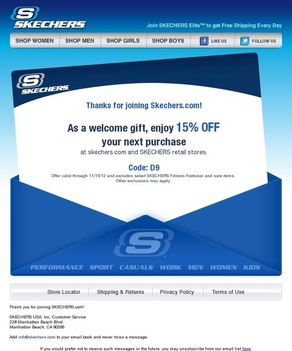 email skechers