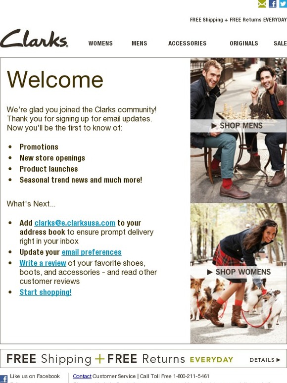 clarks sign up discount