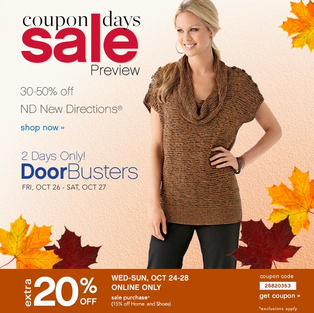 Belk Extra 20 Off + DoorBusters Belk Coupon Days Sale Milled